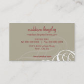 名刺：：デザイナーヴォーグL12 名刺 (裏面)