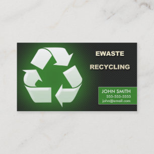 名刺-デザイン1 --をリサイクルするEwaste 名刺