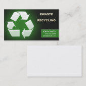 名刺-デザイン1 --をリサイクルするEwaste 名刺 (正面/裏面)