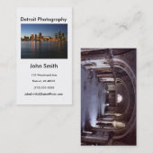 名刺、デトロイト写真撮影 名刺 (正面/裏面)