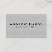 名刺、データ科学者 名刺 (正面)