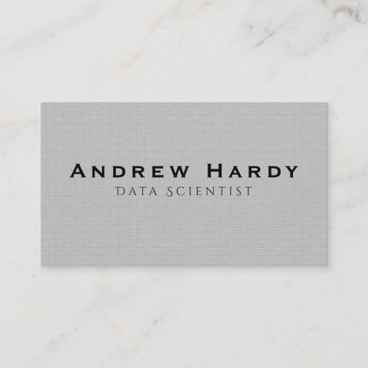 名刺、データ科学者 名刺 (正面)