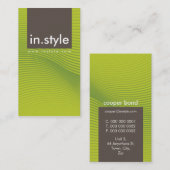 名刺：:トレンディーモダンsway P6 名刺 (正面/裏面)