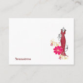 名刺、ドレスメーカー、シーストレス 名刺 (正面)