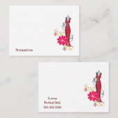 名刺、ドレスメーカー、シーストレス 名刺 (正面/裏面)