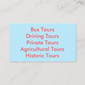 名刺 – ハワイ (裏面)