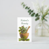 名刺--ハーブ 名刺 (スタンド正面)