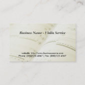 名刺: バイオリンサービス 名刺 (裏面)