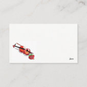 名刺/バラ 名刺 (裏面)