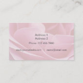 名刺 – バラ-01 (裏面)