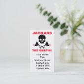 名刺 - バーテンダー JACKASS (スタンド正面)
