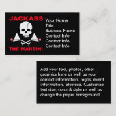名刺 - バーテンダー JACKASS (正面/裏面)