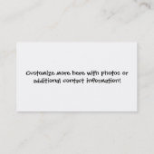 名刺-パイのポップアートの部分 名刺 (裏面)