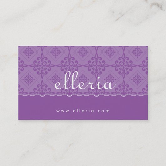 名刺::パターン(の模様が)ある 1 名刺 (正面)