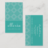 名刺：:パターン（の模様が）ある P4 名刺 (正面/裏面)