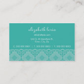 名刺：:パターン（の模様が）ある P4 名刺 (裏面)