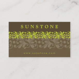 名刺:: パターン(の模様が)ある sunstone 1 名刺