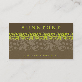 名刺：: パターン（の模様が）ある sunstone 1 名刺