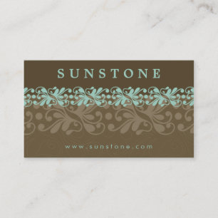 名刺:: パターン(の模様が)ある sunstone 6 名刺
