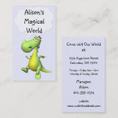 名刺:: ファンタジーのお洒落なトンボ 名刺 (正面/裏面)