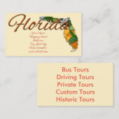 名刺 – フロリダ州 (正面/裏面)