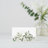 名刺 – フローラ水彩プリント (スタンド正面)