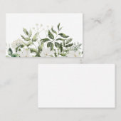 名刺 – フローラ水彩プリント (正面/裏面)