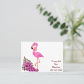 名刺、フローリストFlamingo名刺 名刺 (スタンド正面)