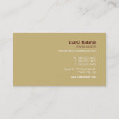 名刺：：ブロックモノグラム5 名刺 (裏面)