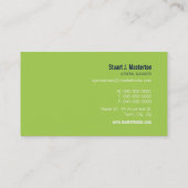 名刺::ブロックモノグラム6 名刺 (裏面)