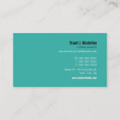 名刺：：ブロックモノグラム8 名刺 (裏面)