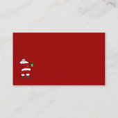 名刺：プロフェッショナルサンタ 名刺 (裏面)