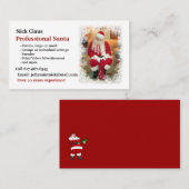 名刺：プロフェッショナルサンタ 名刺 (正面/裏面)