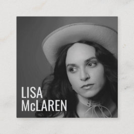 名刺 – プロフェッショナル写真とQRコード