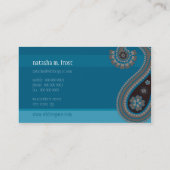 名刺::ペイズリー1 名刺 (裏面)