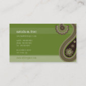 名刺：:ペイズリー2 名刺 (裏面)