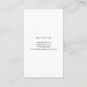 名刺-ペンキの（ばちゃばちゃ）跳ねるの黒 名刺 (裏面)