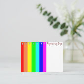 名刺，ペンギン怠惰日名刺 名刺 (スタンド正面)