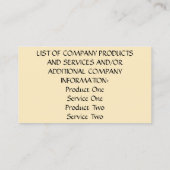 名刺 – マゼンタ《植物》百日草 (裏面)