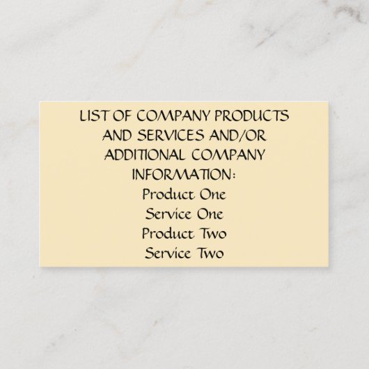 名刺 – マゼンタ《植物》百日草 (裏面)