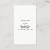 名刺-マニキュアのショッキングピンク 名刺 (裏面)