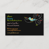 名刺、マーケティング業 名刺 (裏面)