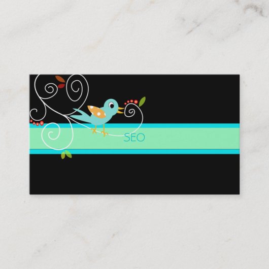 名刺、マーケティング業 名刺 (正面)