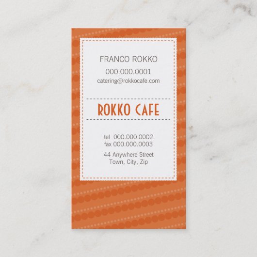 名刺：：メファンキーニュー6 名刺 (正面)