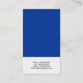 名刺-モダンなデュオ 名刺 (裏面)