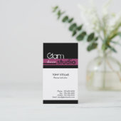 名刺-モダンなトリオ 名刺 (スタンド正面)