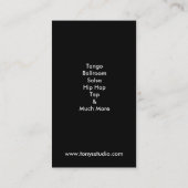 名刺-モダンなトリオ 名刺 (裏面)