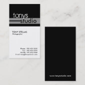 名刺-モダンなトリオ 名刺 (正面/裏面)