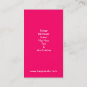 名刺-モダンなトリオ 名刺 (裏面)