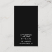 名刺-モダンな上品 名刺 (裏面)